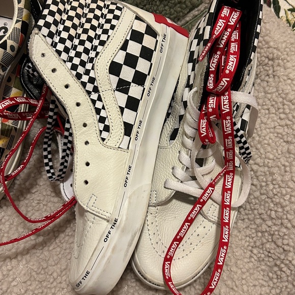 TWO ..Vans Black and White Checkerboard Sneakers and other design🥳🥳❌❌ - Picture 3 of 11